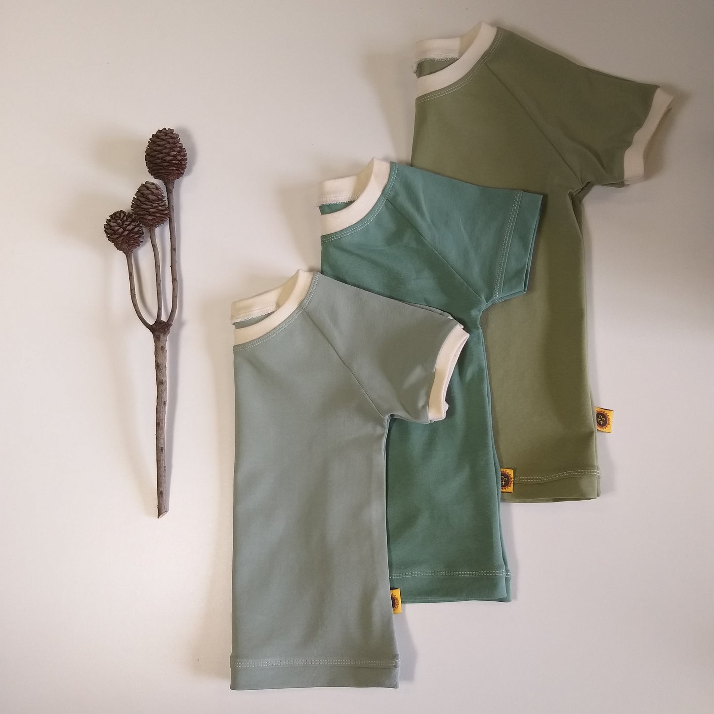 OUTLER Retro T-shirt munt