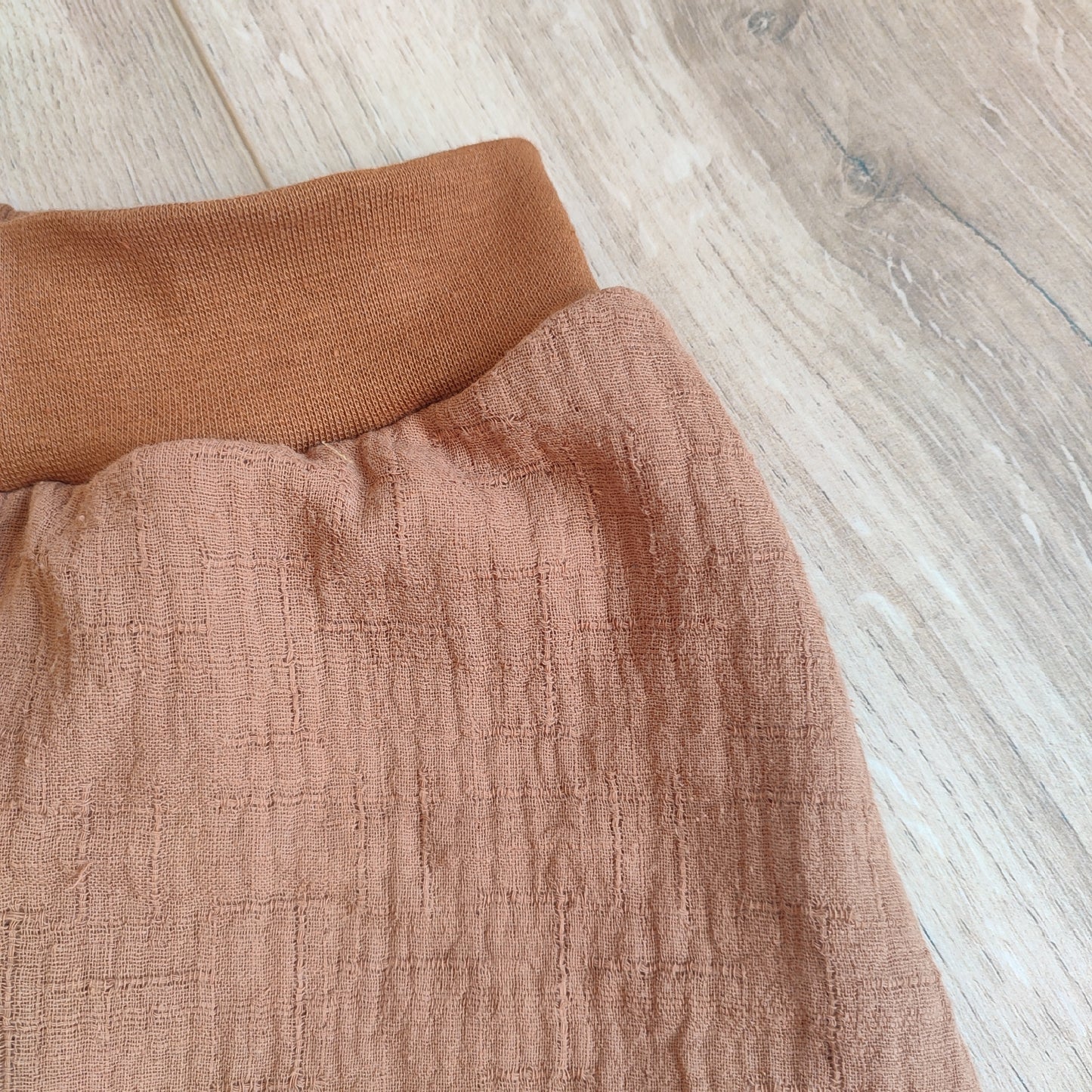 Bermuda gauze hazelnoot