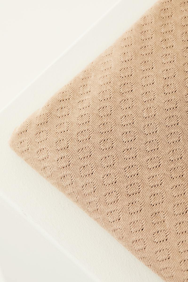 Organic gem pointelle Dune