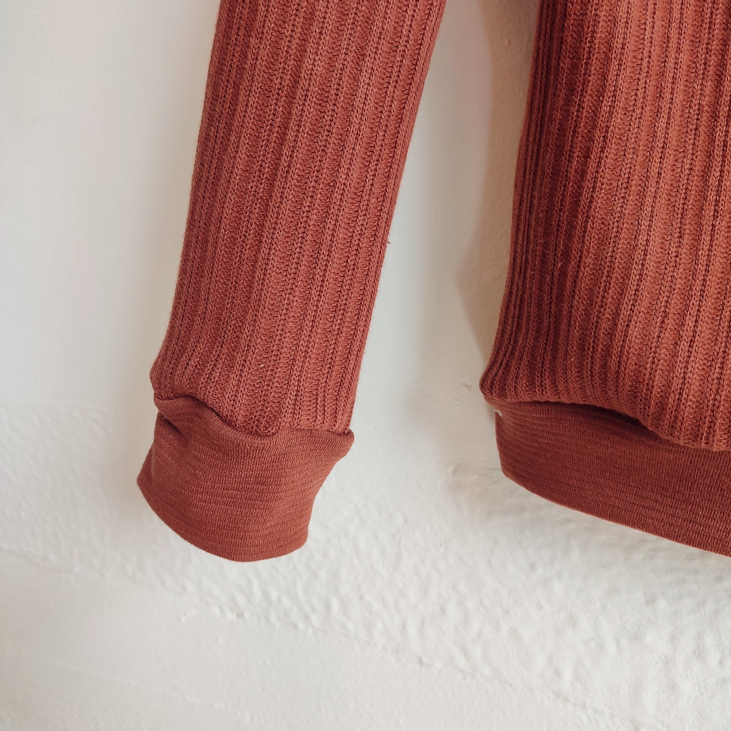 Hoody organic selanik knit sienna