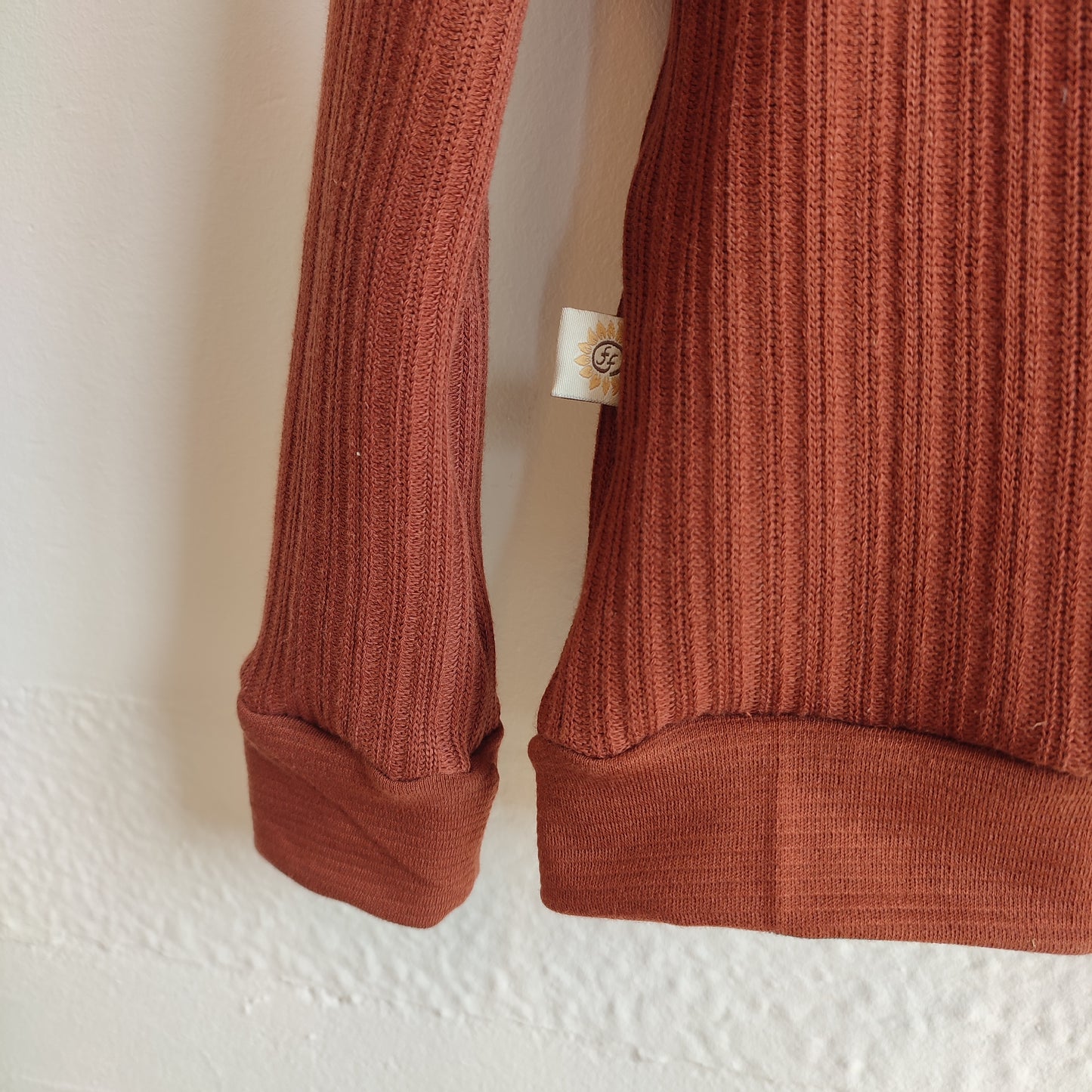 Organic selanik knit sienna