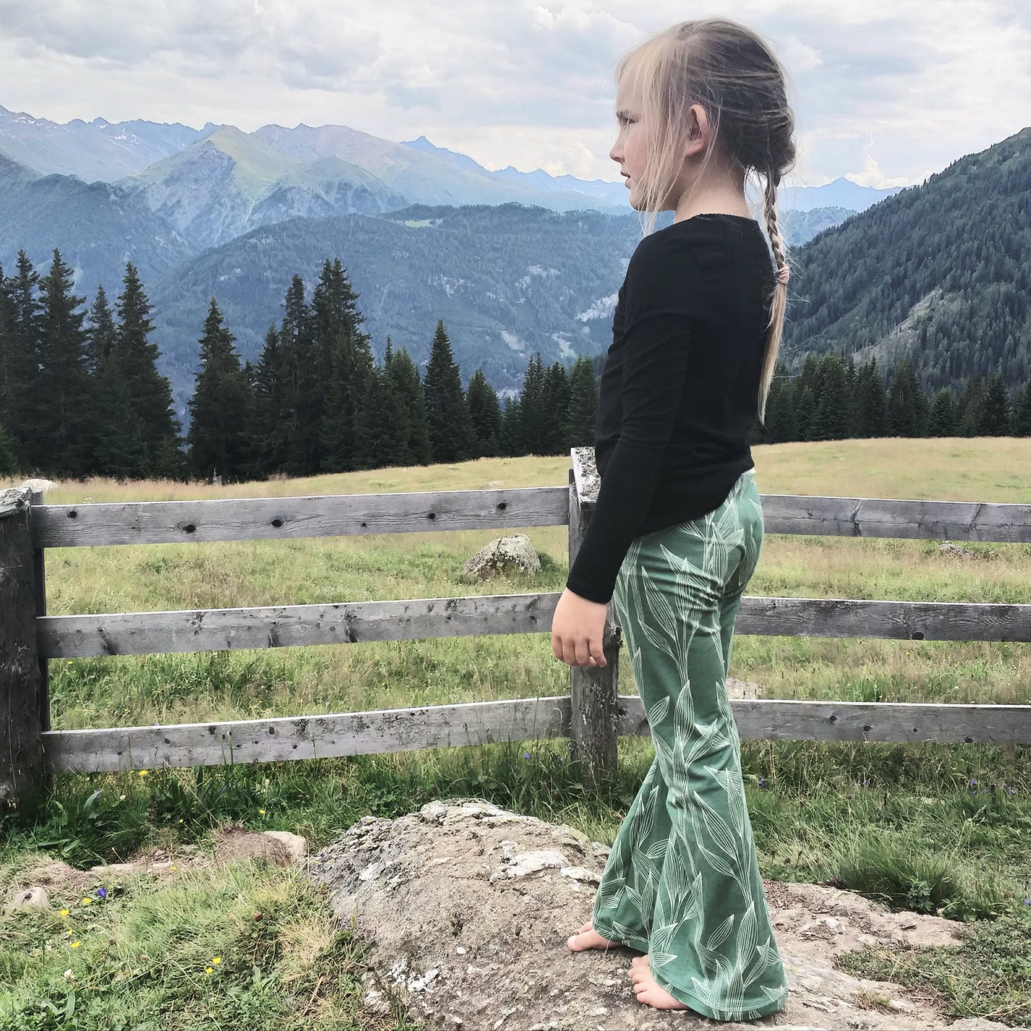 flared legging bamboe