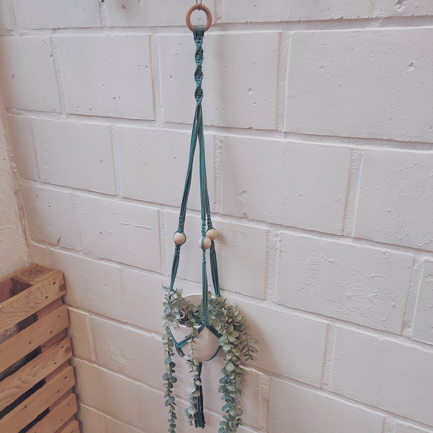 plantenhanger blauw