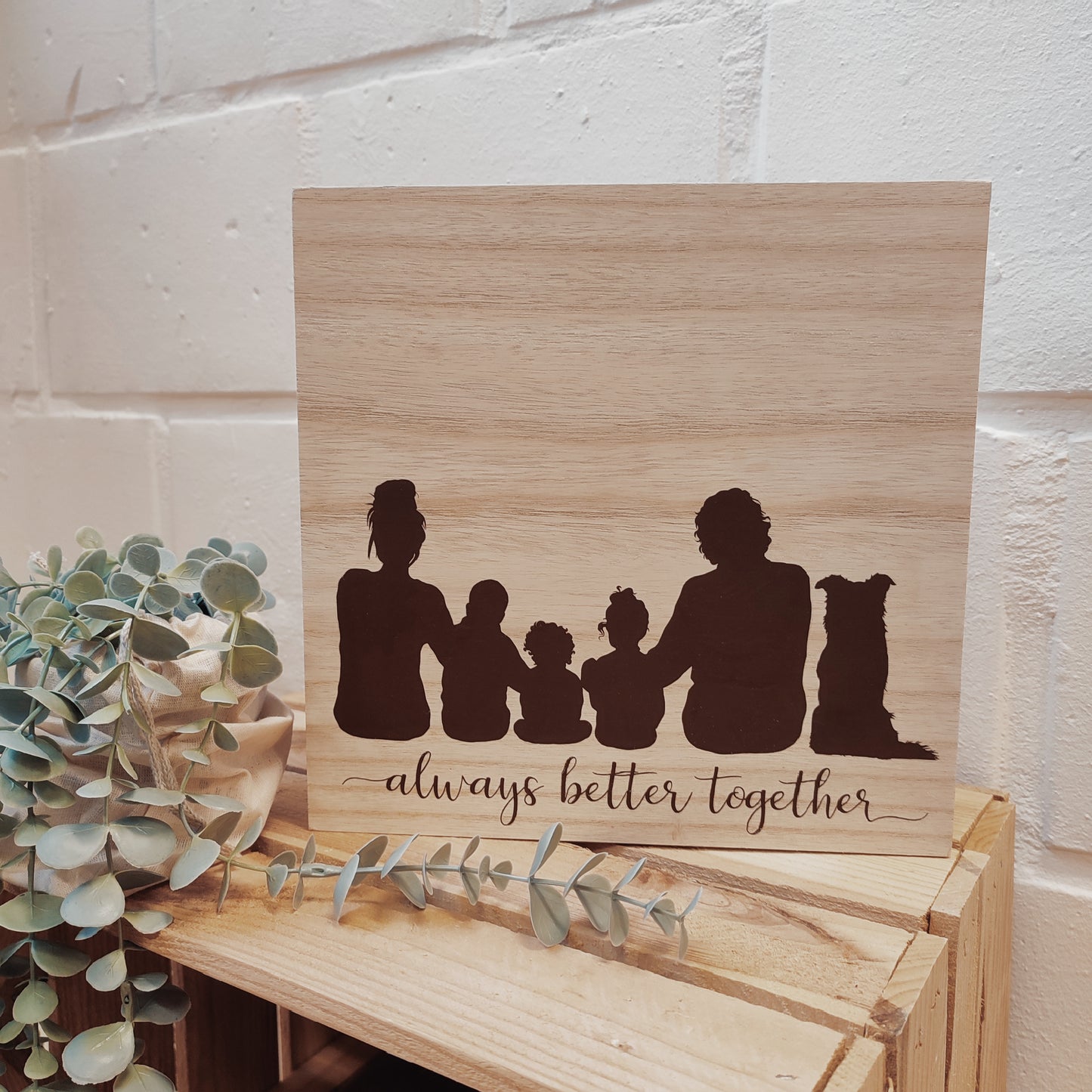 Gepersonaliseerd family portret