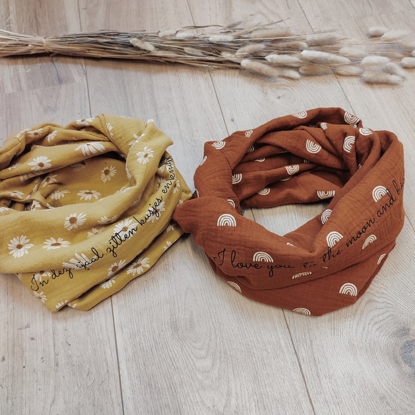 Sjaal "Ik hou van je tot de maan en terug..."