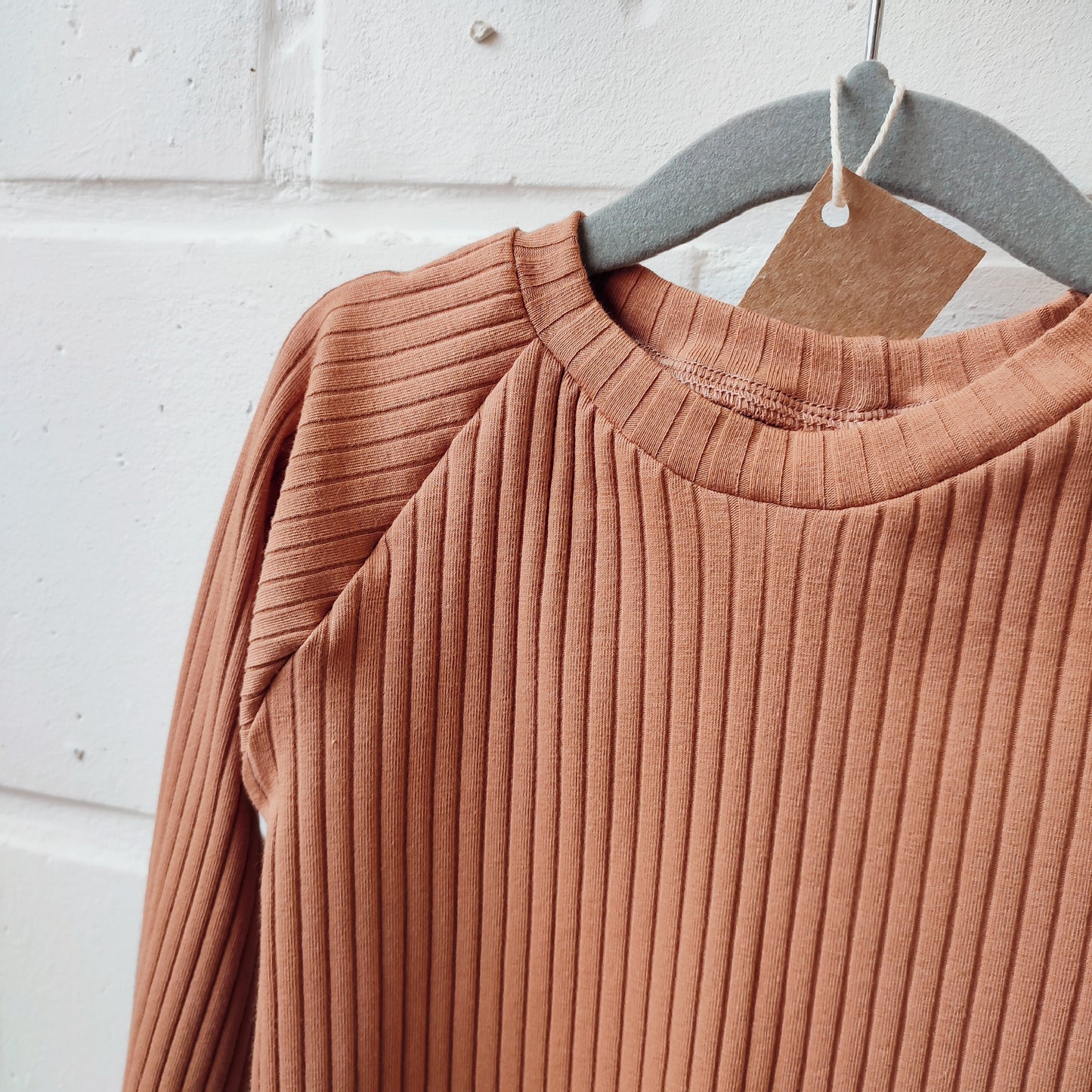 longsleeve rib pecan