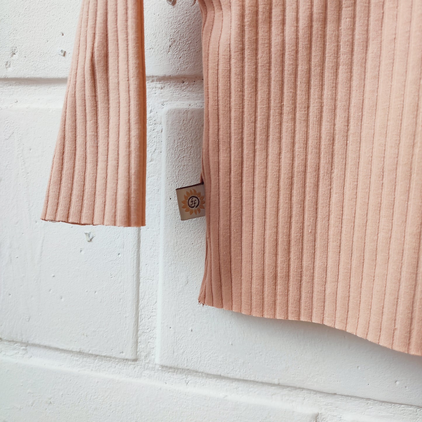 longsleeve rib peach