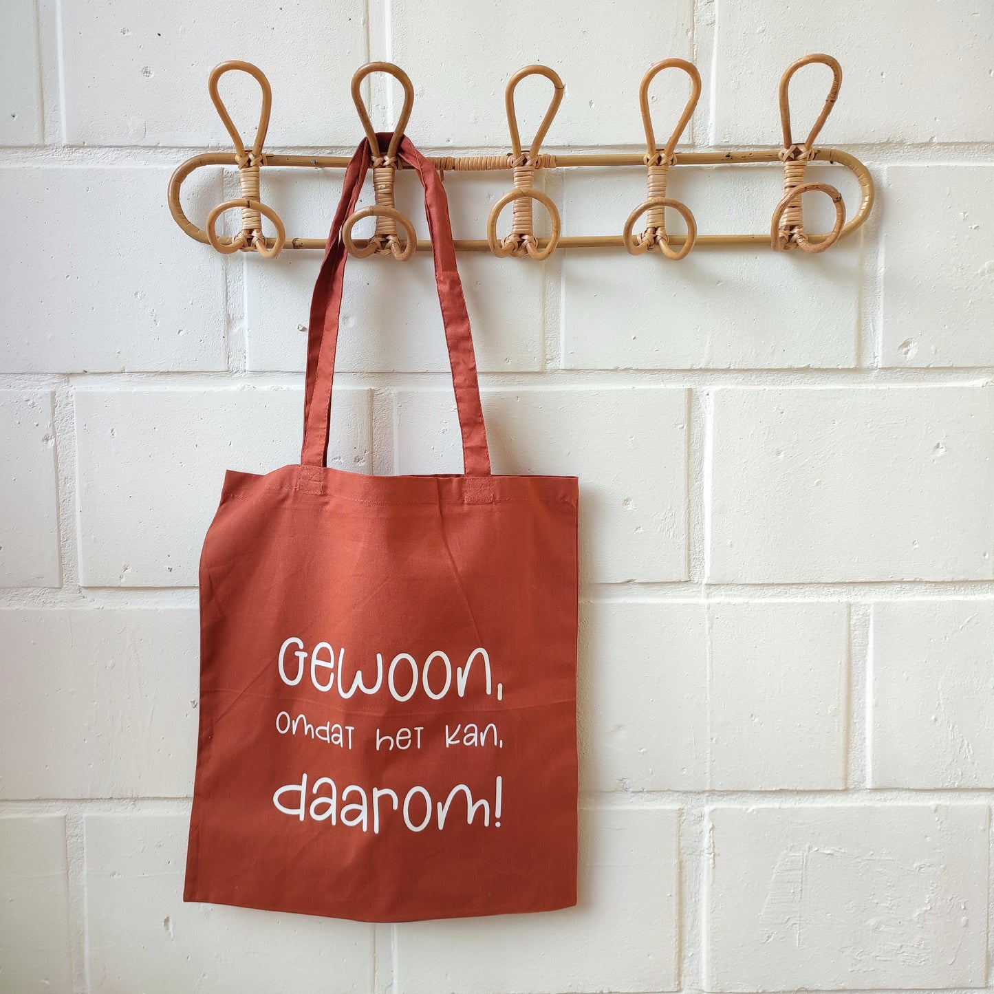 Totebag "gewoon, daarom"