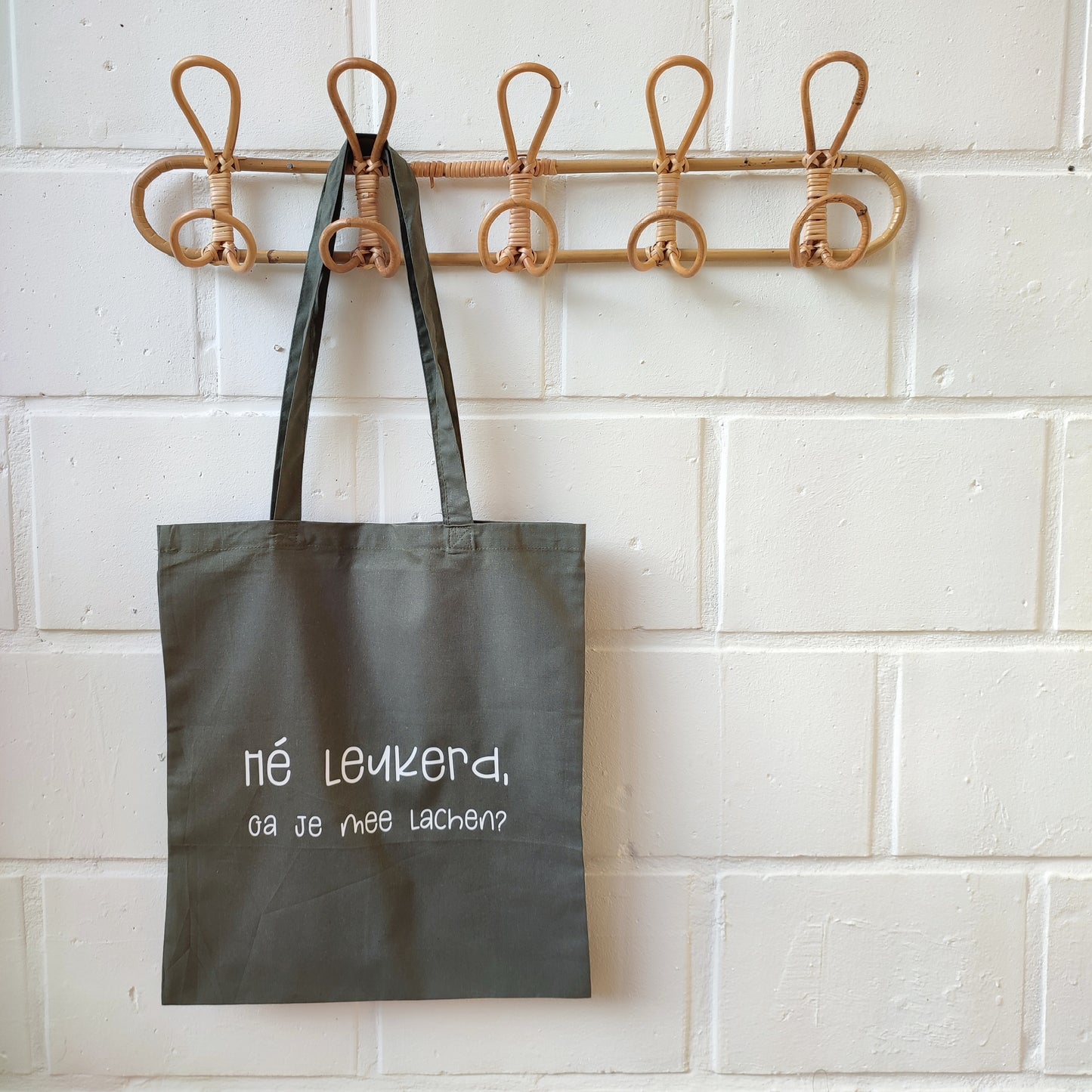Totebag "he leukerd"