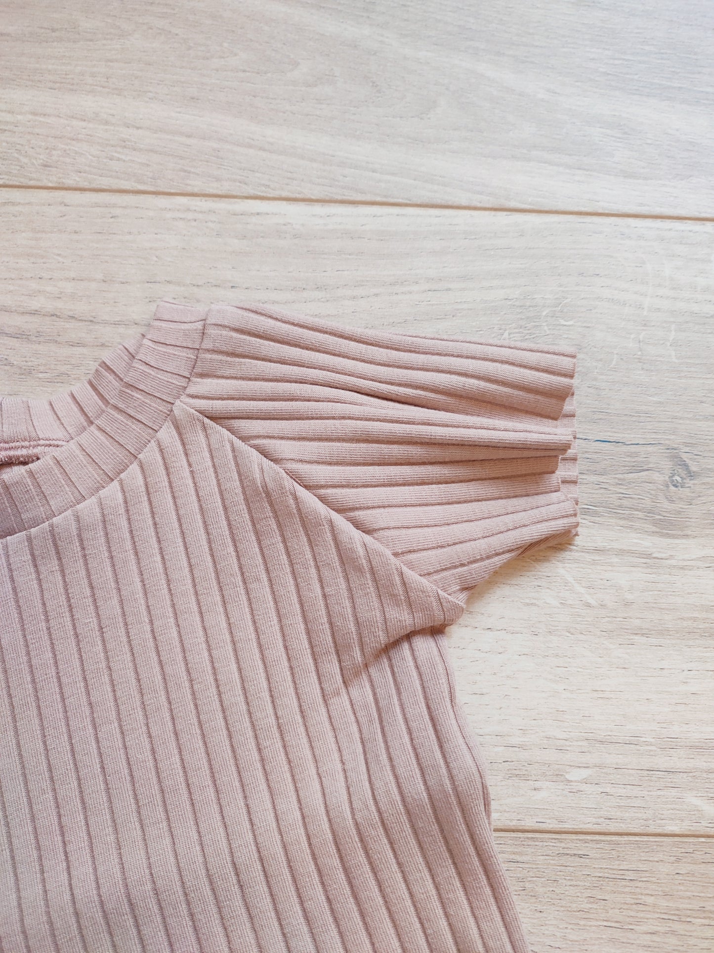 T-shirt rib peach