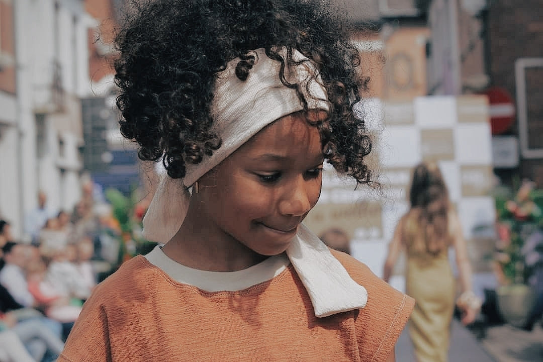 Haarband naturel slub