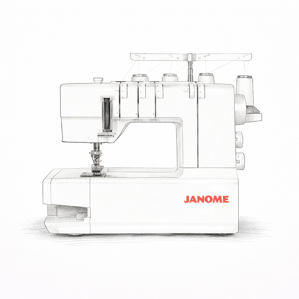 Coverlock Janome