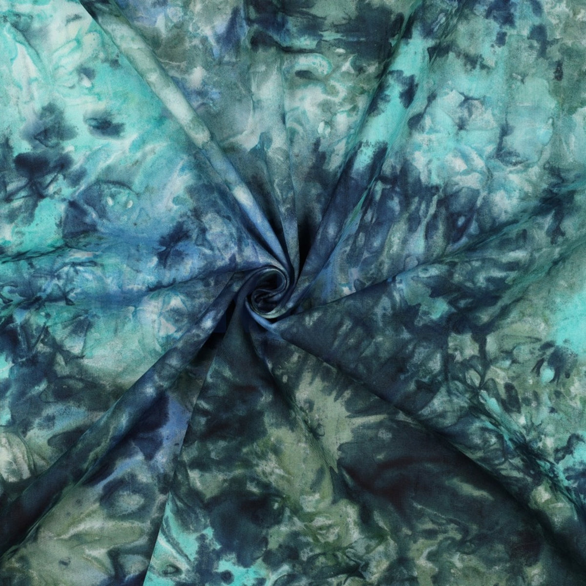 crafted batik viscose jade