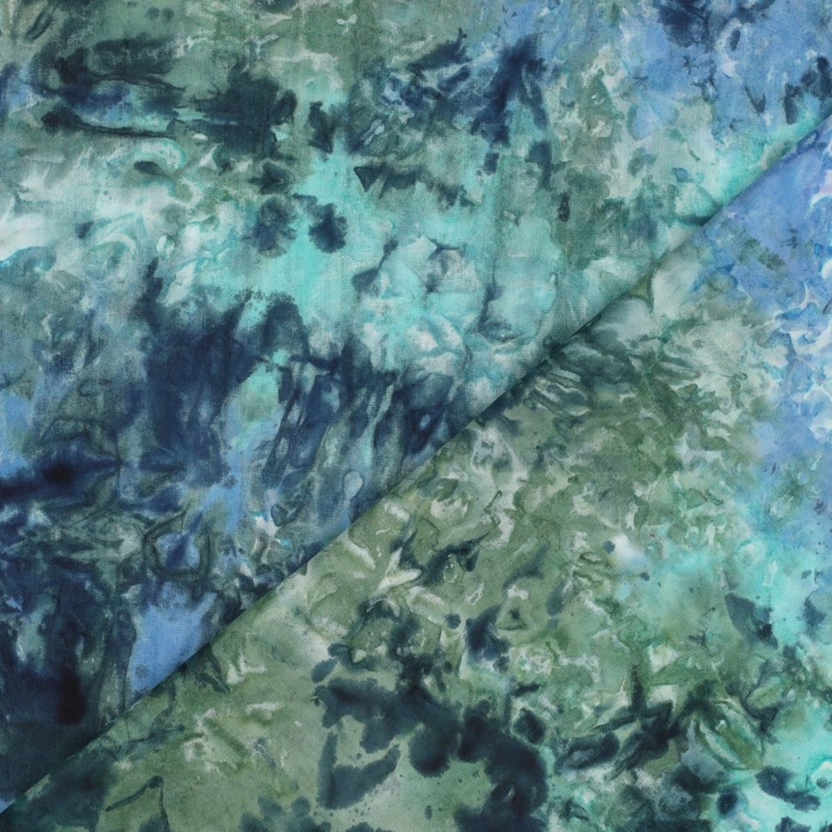 crafted batik viscose jade