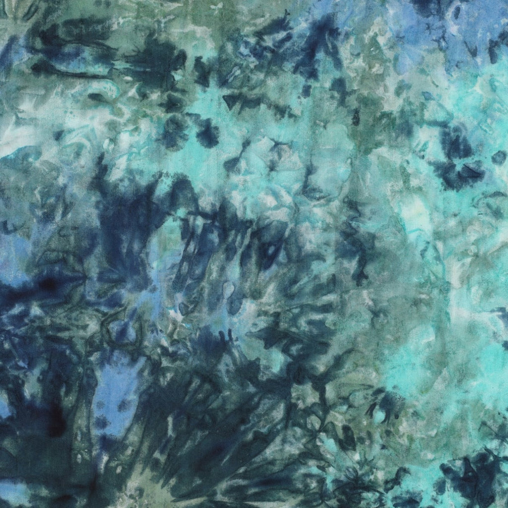 crafted batik viscose jade