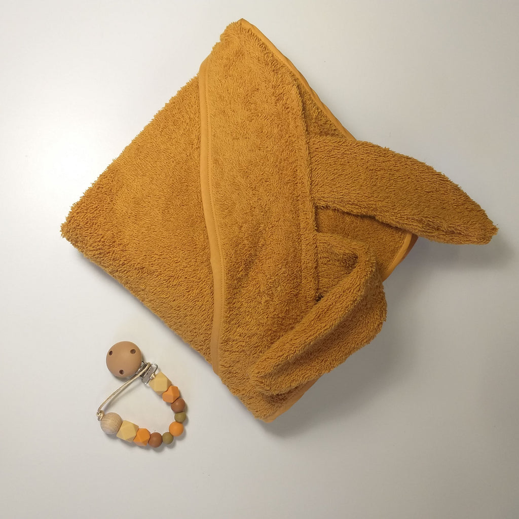 Badcape konijn met oortjes