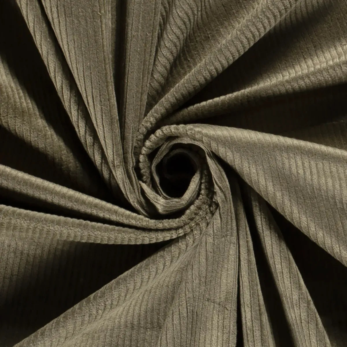 Corduroy Stretch 6w - Kaki groen