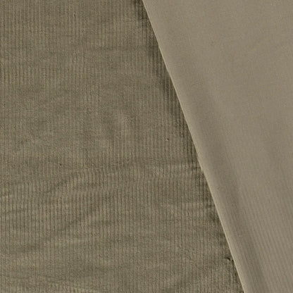 Corduroy Stretch 6w - Kaki groen