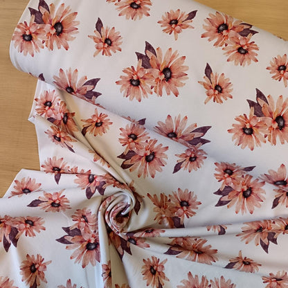 French Terry bloemen