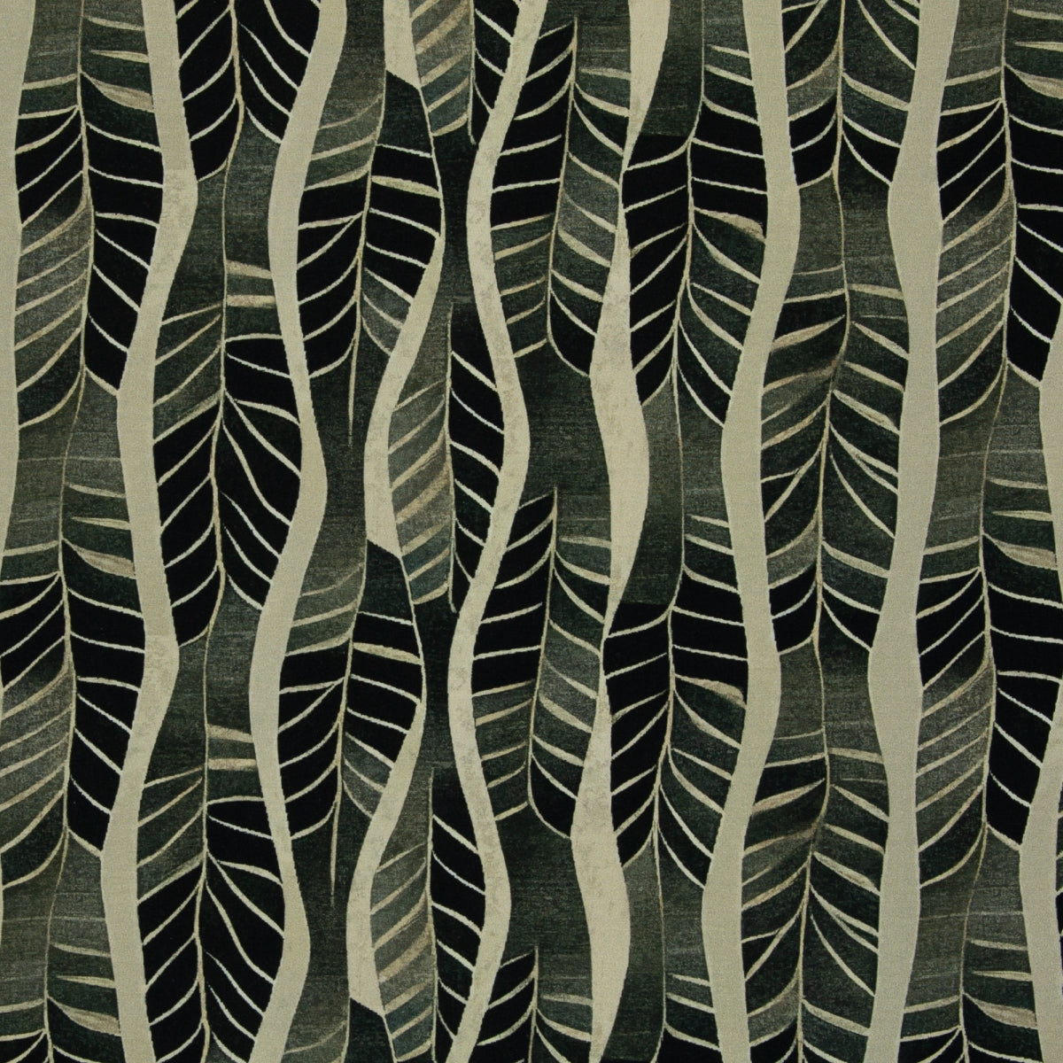 Kairo – French terry  modal - grafisch, beige-grijze