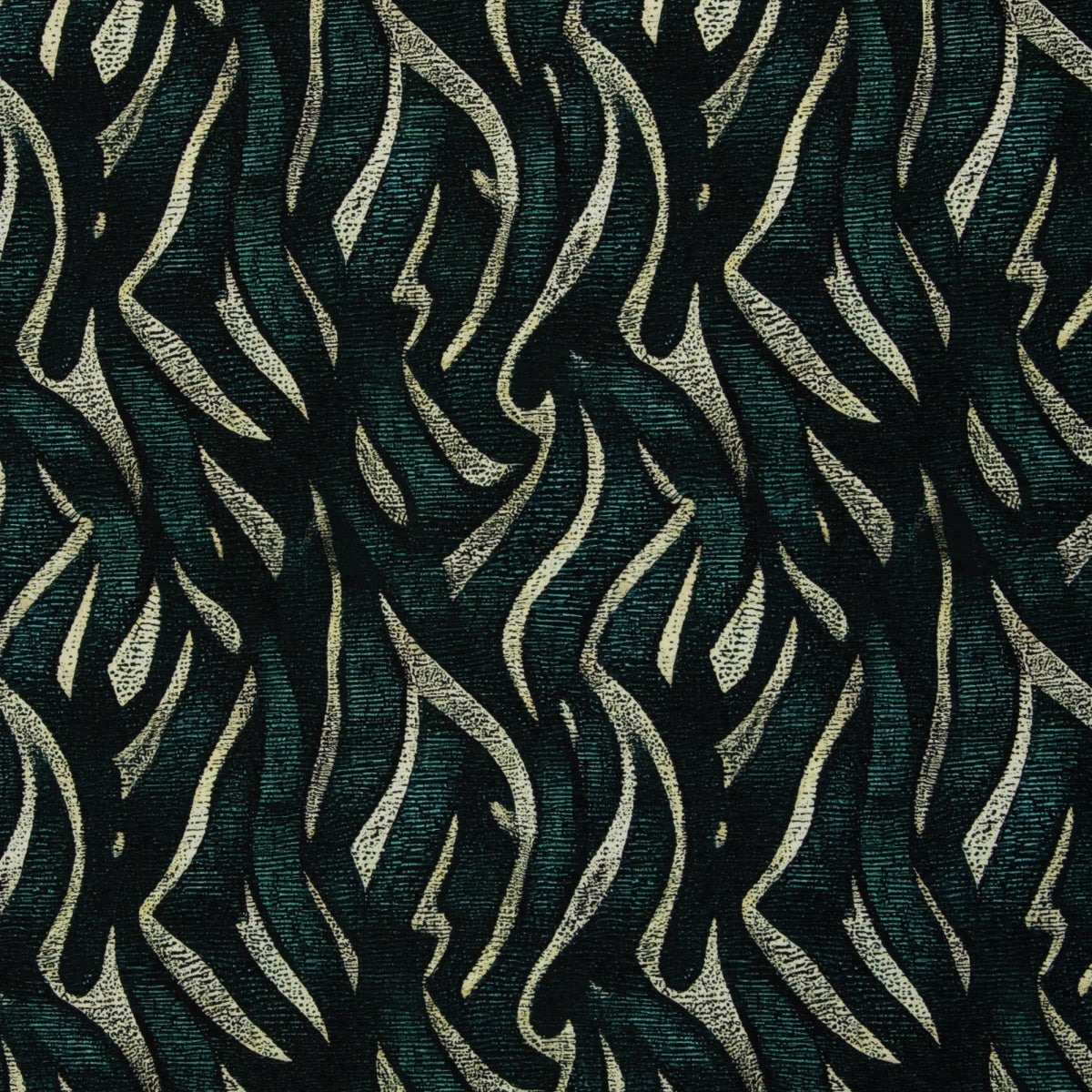 Kairo – French terry  modal - grafisch petrol