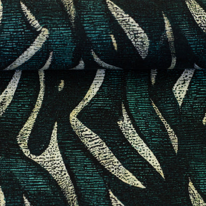 Kairo – French terry  modal - grafisch petrol