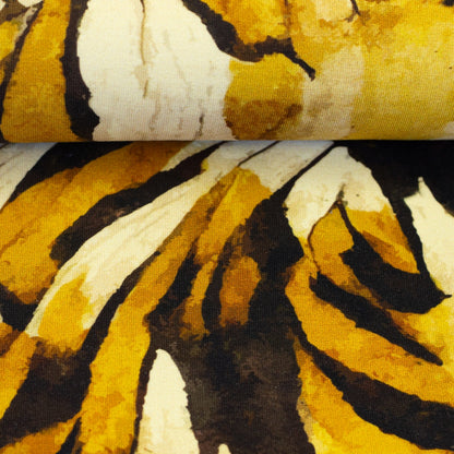 Kairo – French terry  modal - Graphic, ochre