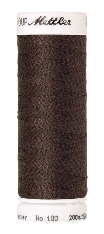 Mettler Seralon 200m – 0399 Earthy Brown Coal