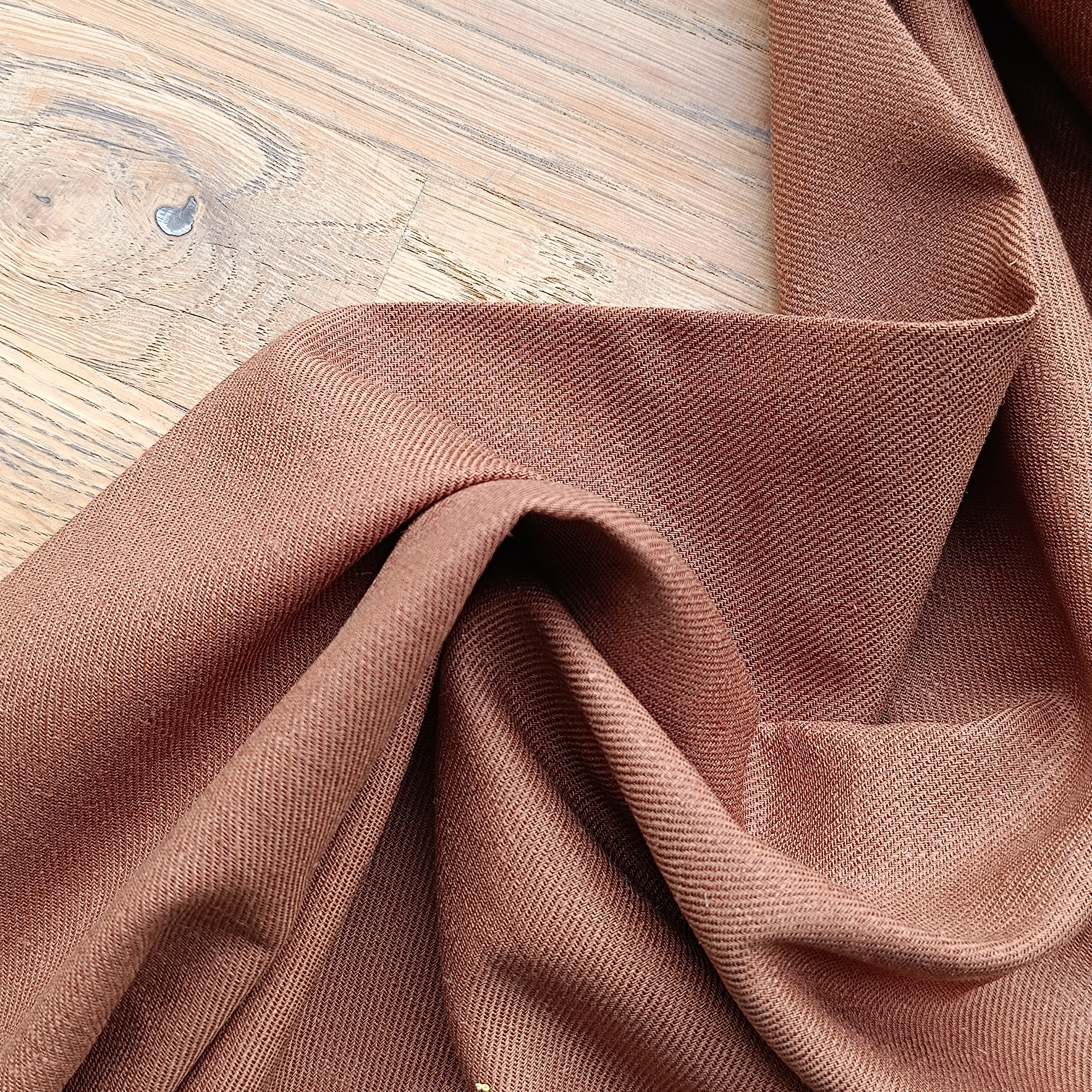 Linnen hazelnoot bruin