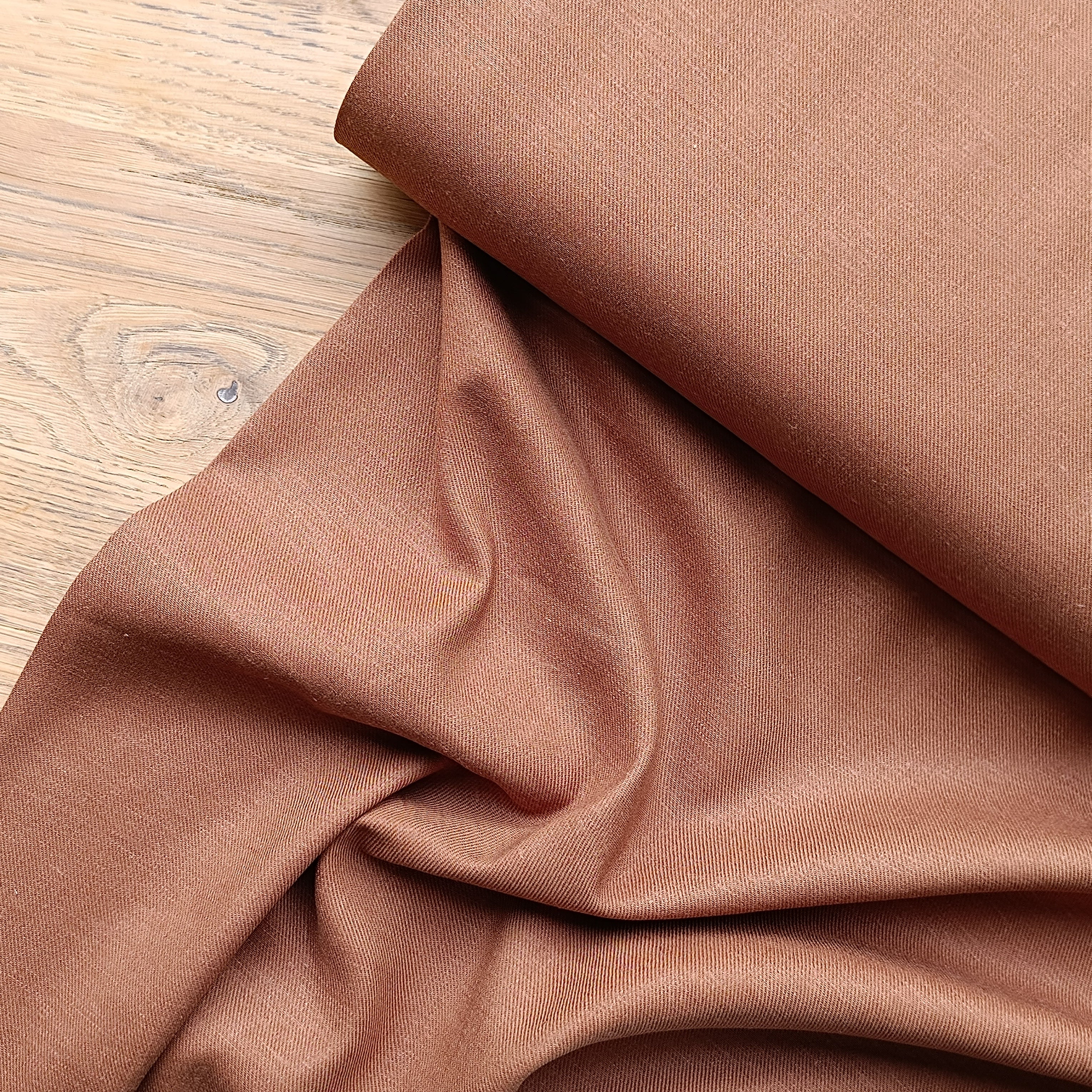 Linnen hazelnoot bruin