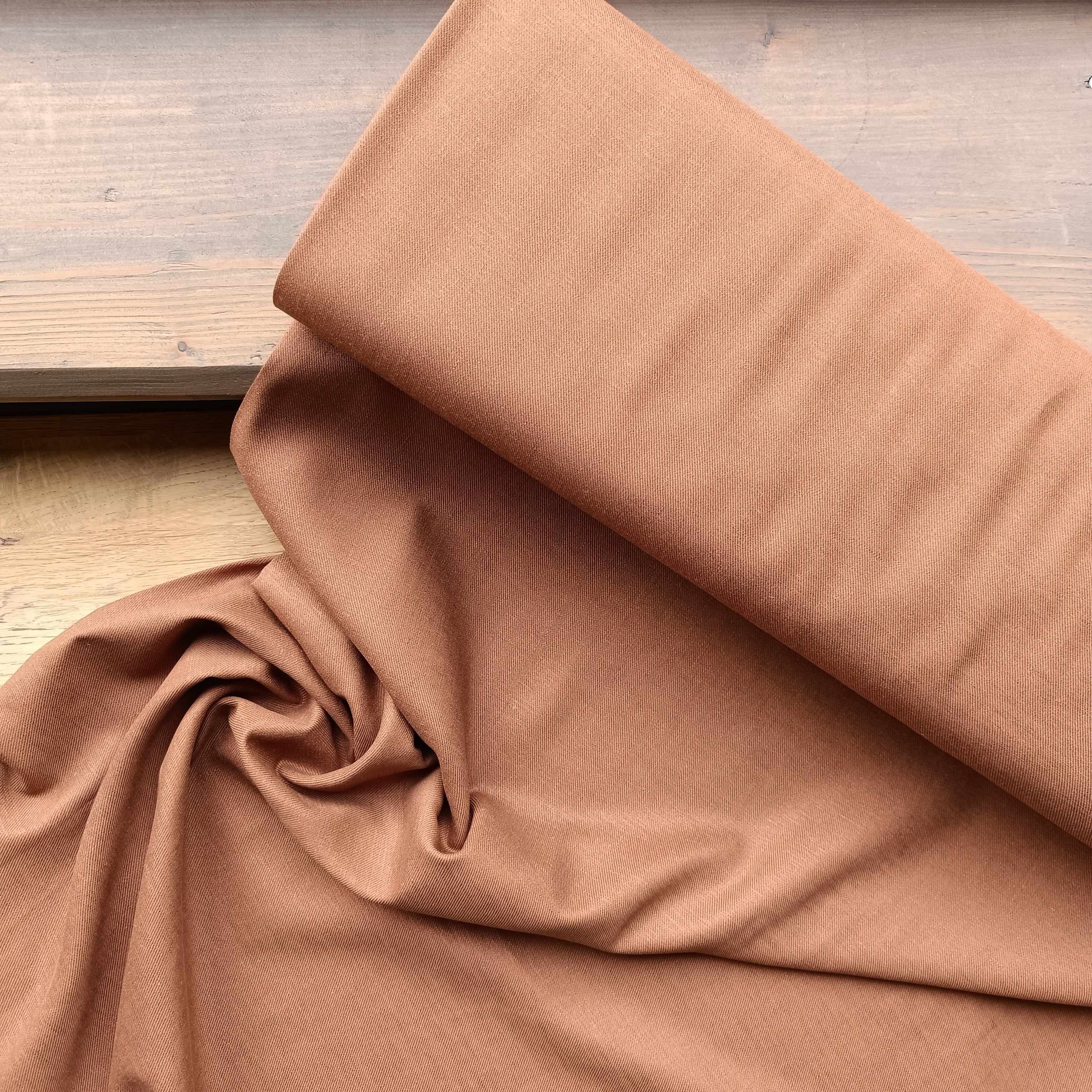 Linnen hazelnoot bruin