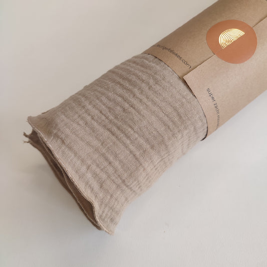 Gauze swaddle taupe