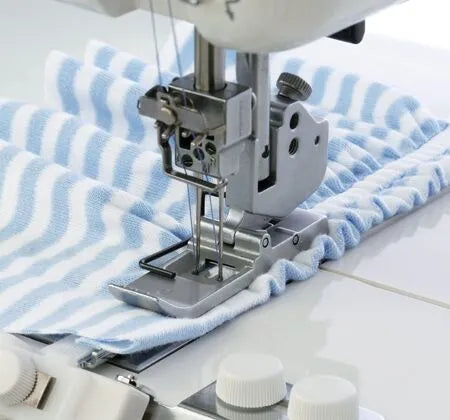 Janome elastic gathering attachment (plooien)