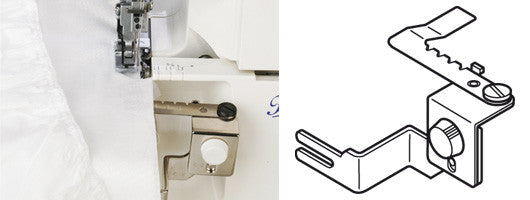 Janome gathering attachment (plooien)