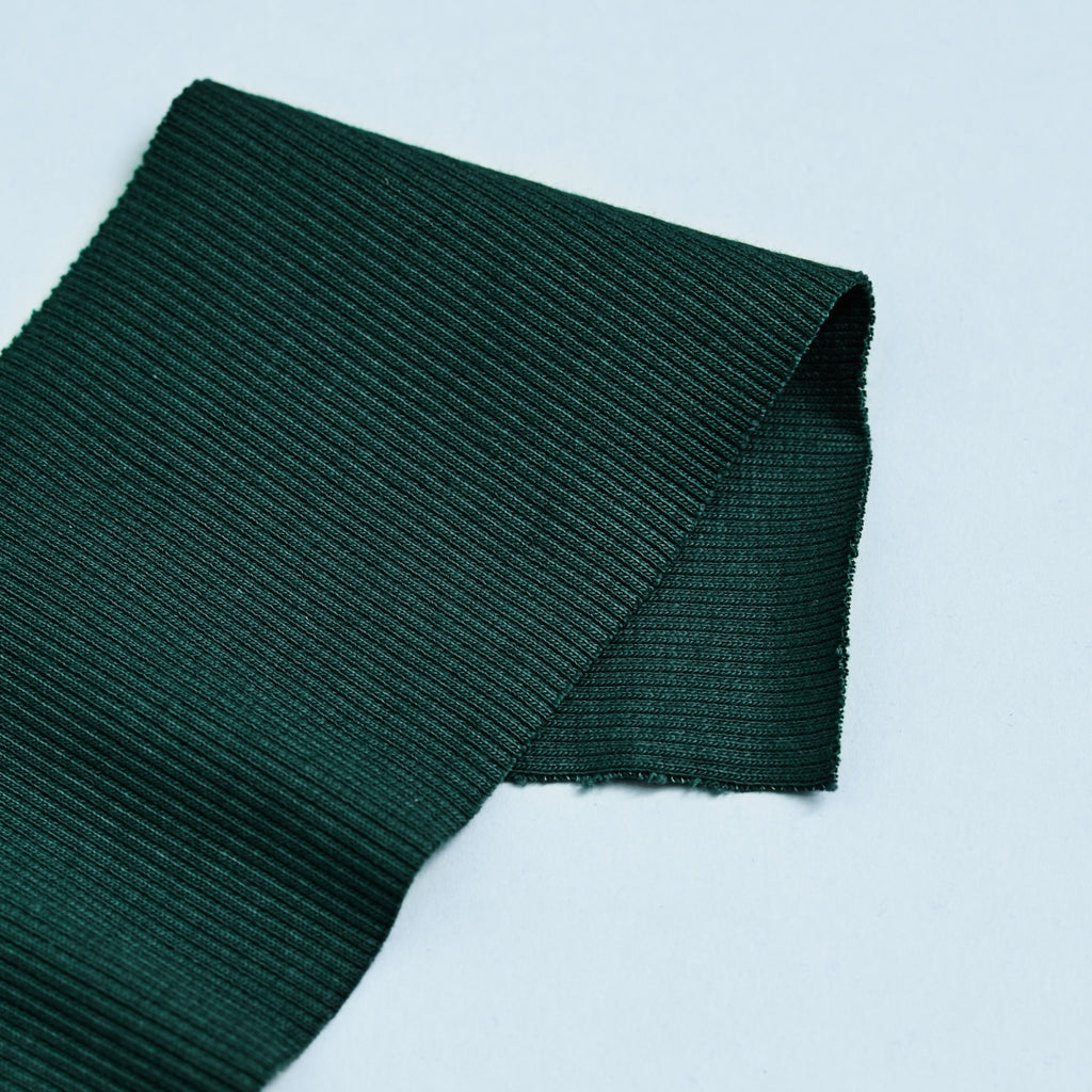ORGANIC 2X1 RIB - Deep Green