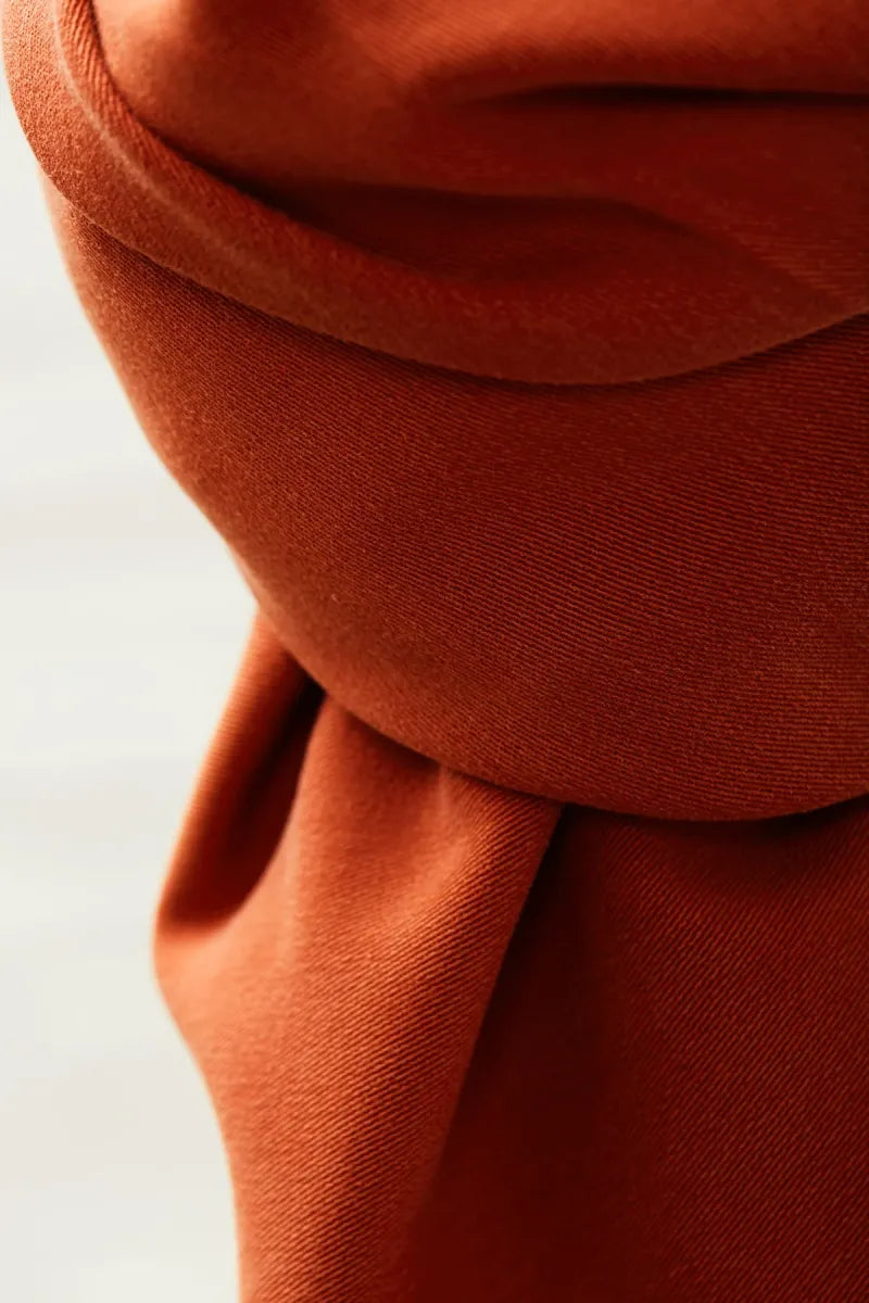 Soft stretch twill - Rust