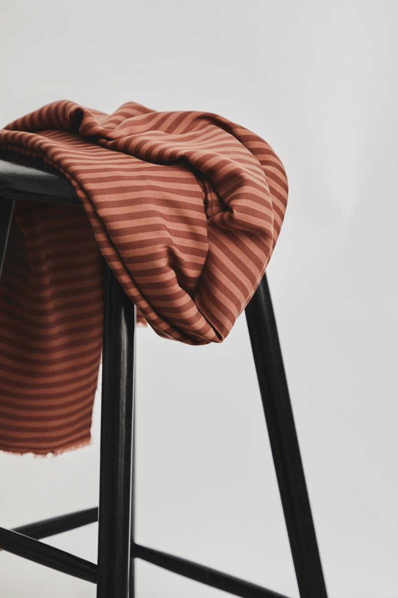 two tone stripe sienna