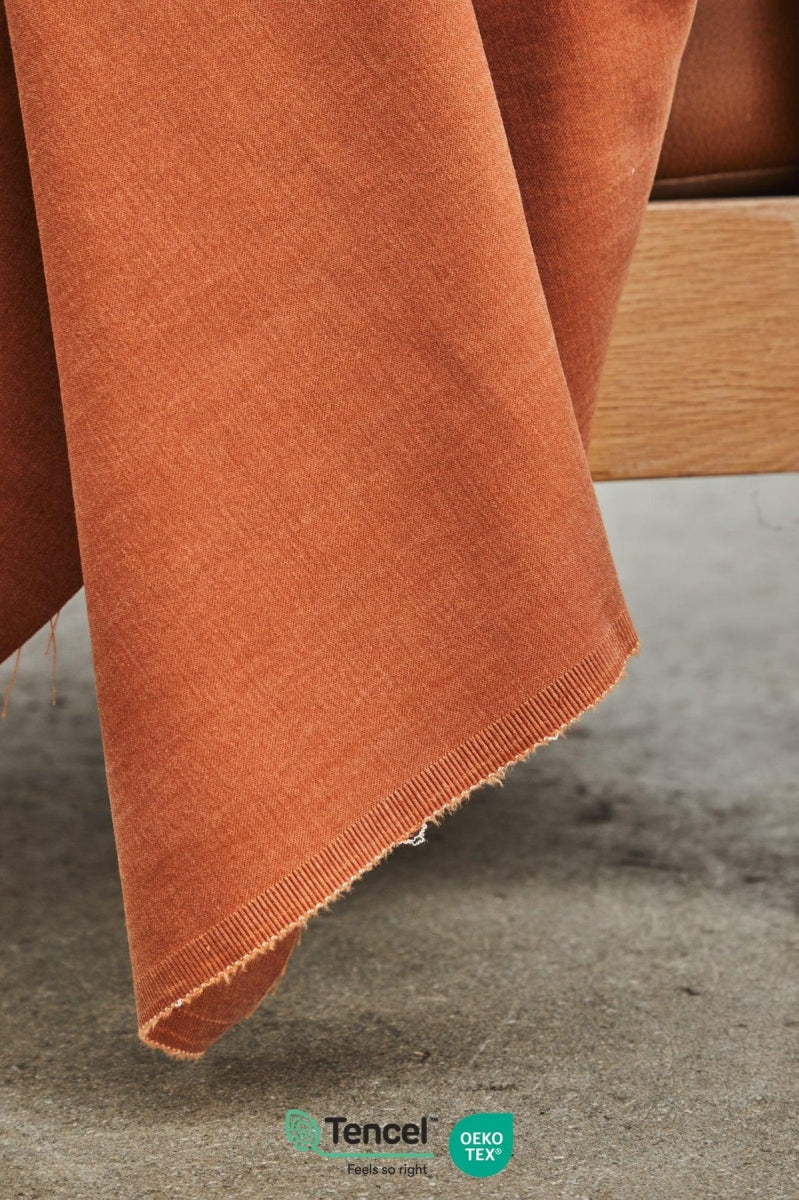 Sera (Weighty cotton blend) - Rust