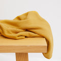 SELF-STRIPE OTTOMAN KNIT - Amber