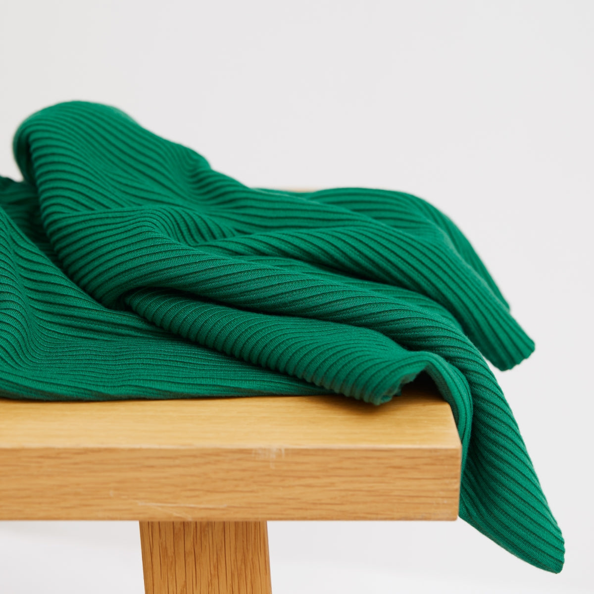 SELF-STRIPE OTTOMAN KNIT - Frog