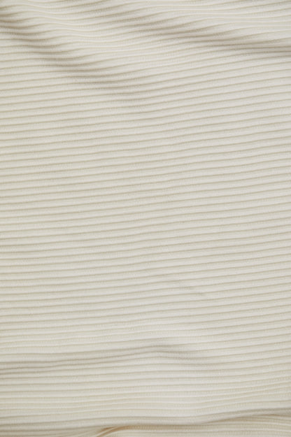 SELF-STRIPE OTTOMAN KNIT - Shell