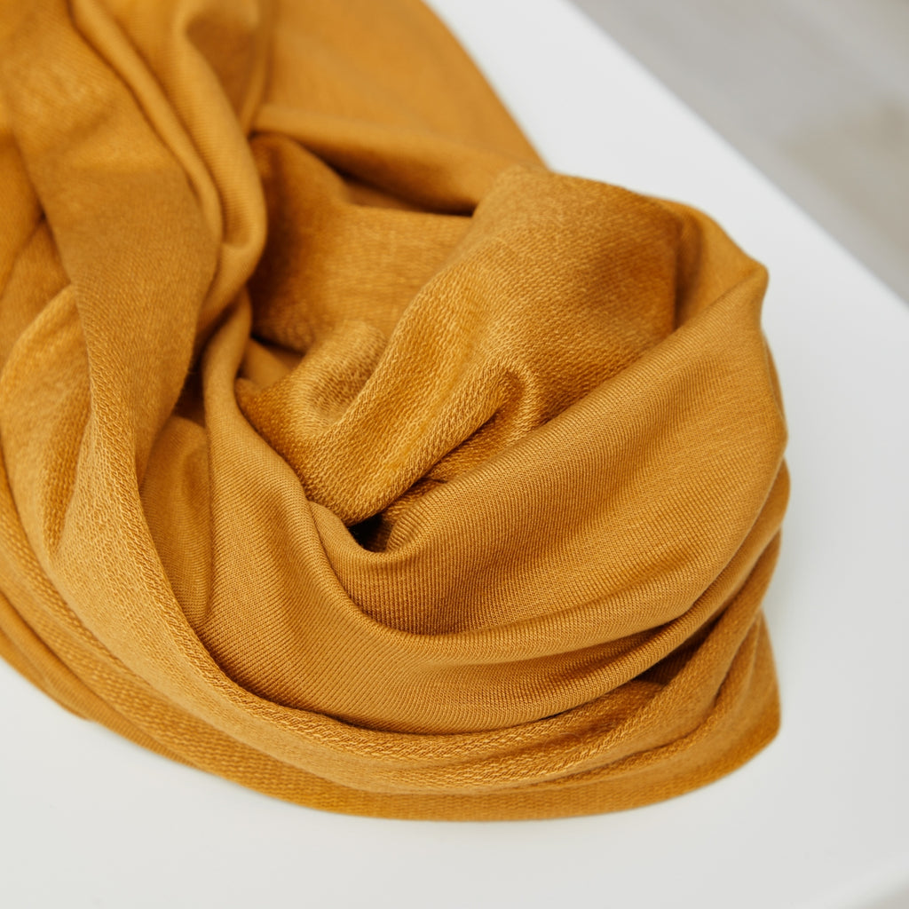 LIGHT TERRY SWEAT - Mustard