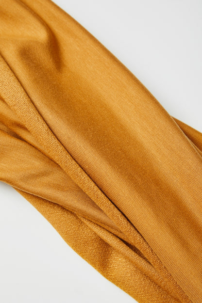 LIGHT TERRY SWEAT - Mustard