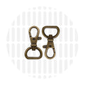 Basic | Snap hook 15mm - Antique brass