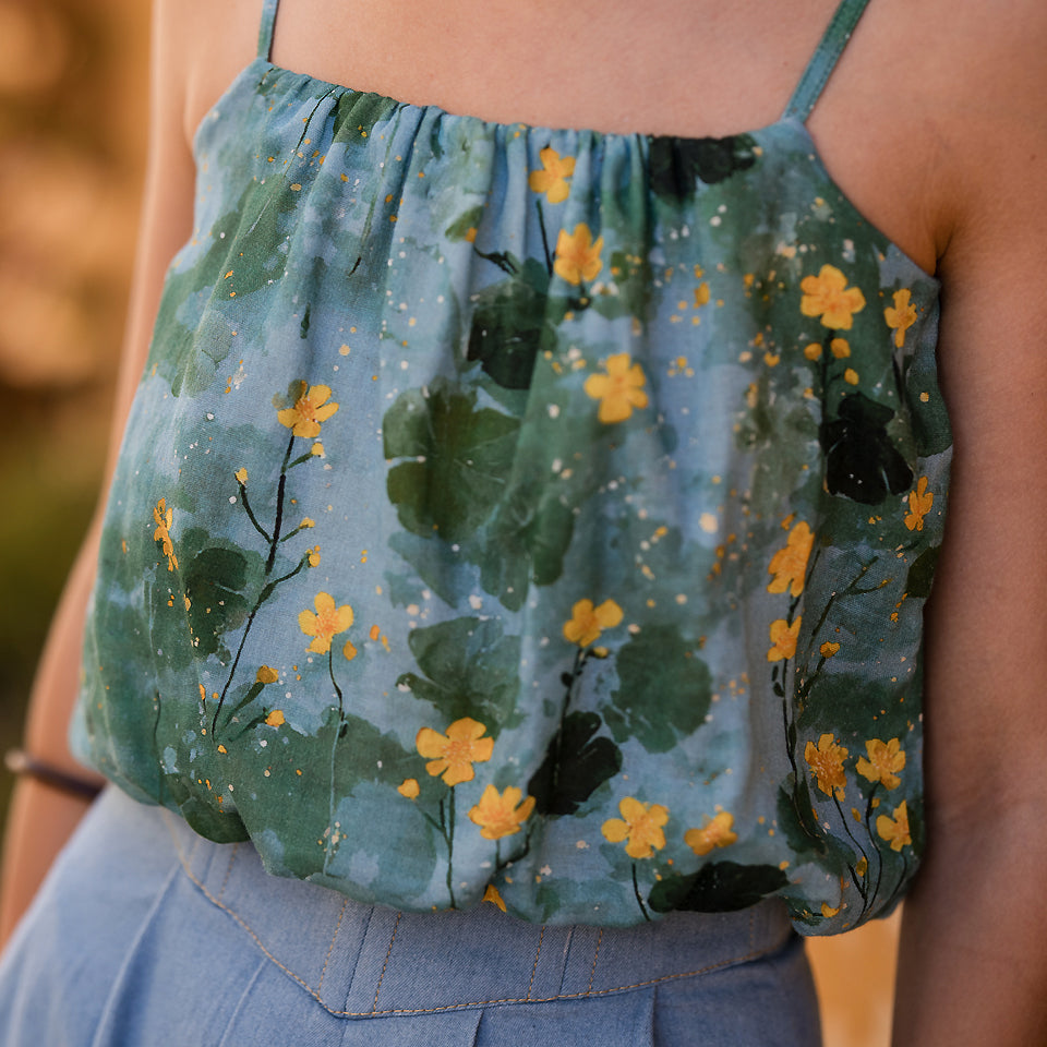 Marsh Marigolds – Double Gauze