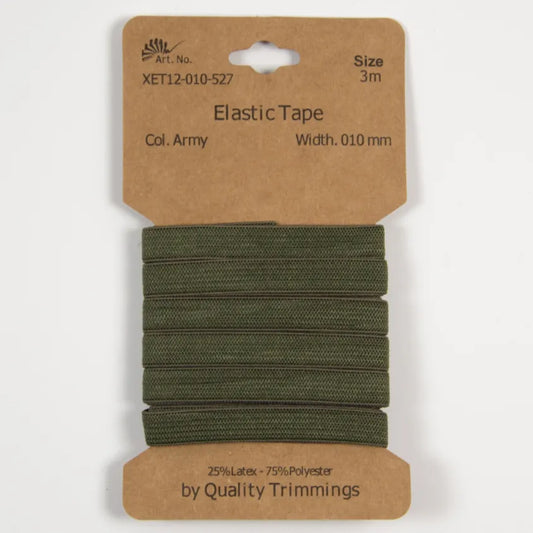 Elastiek 10mm army