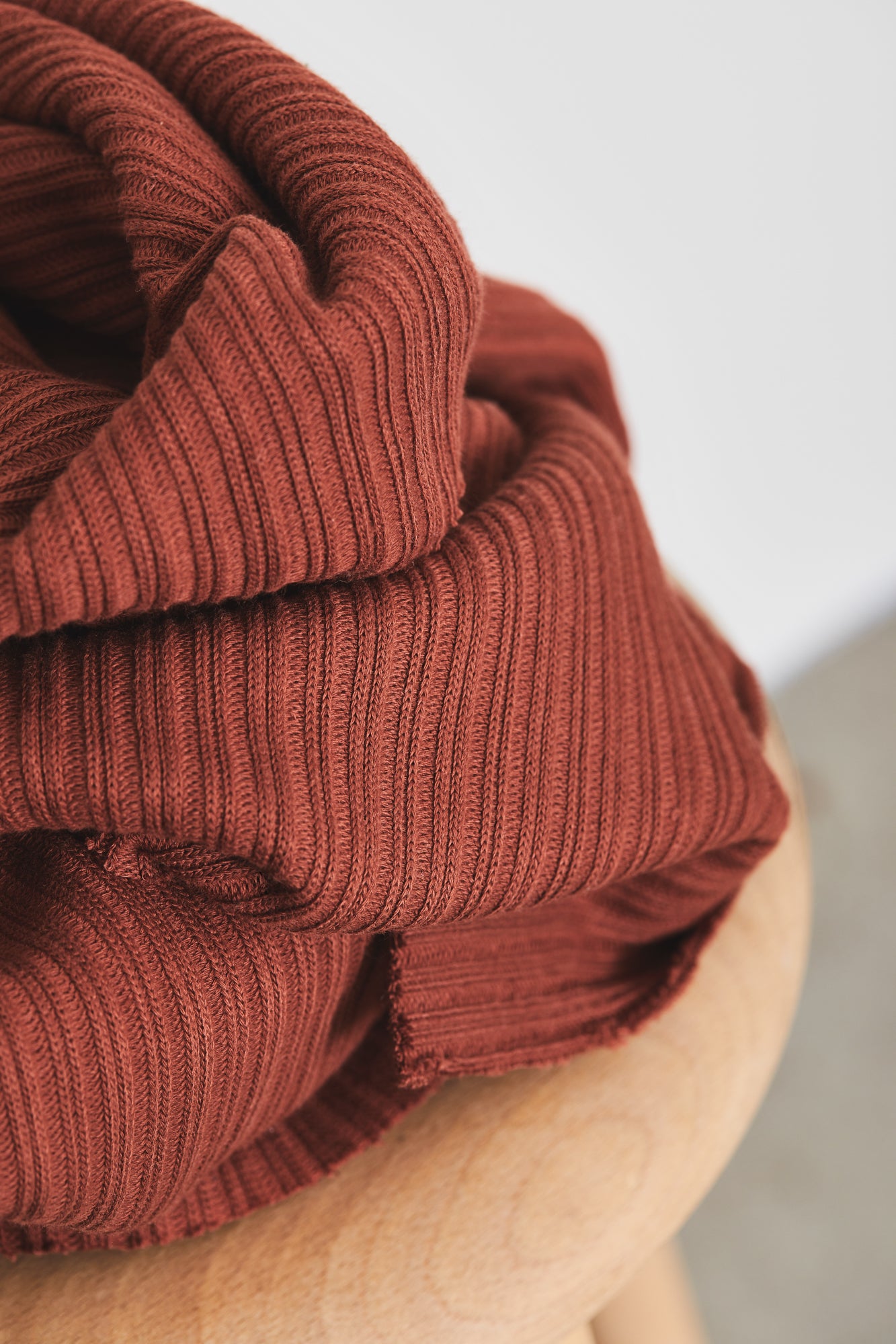 Organic selanik knit sienna
