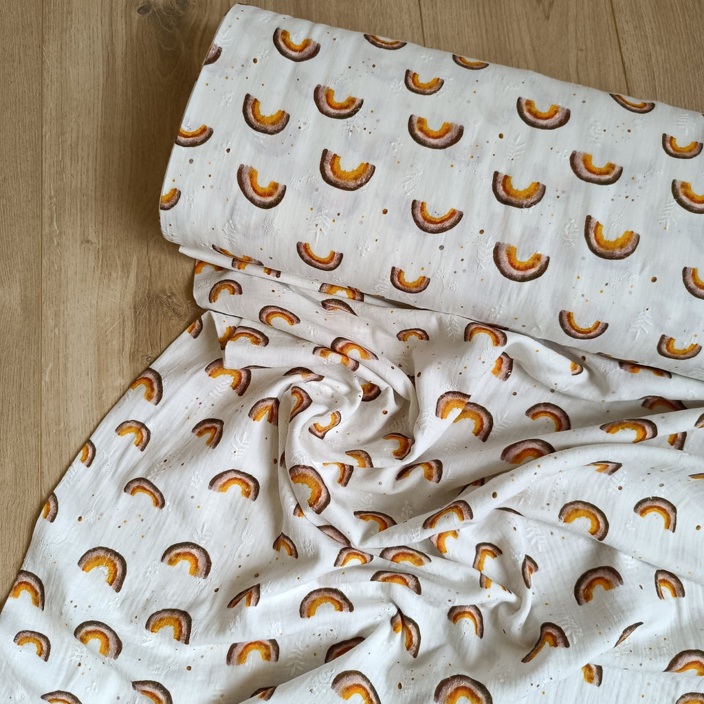 Double gauze regenbogen