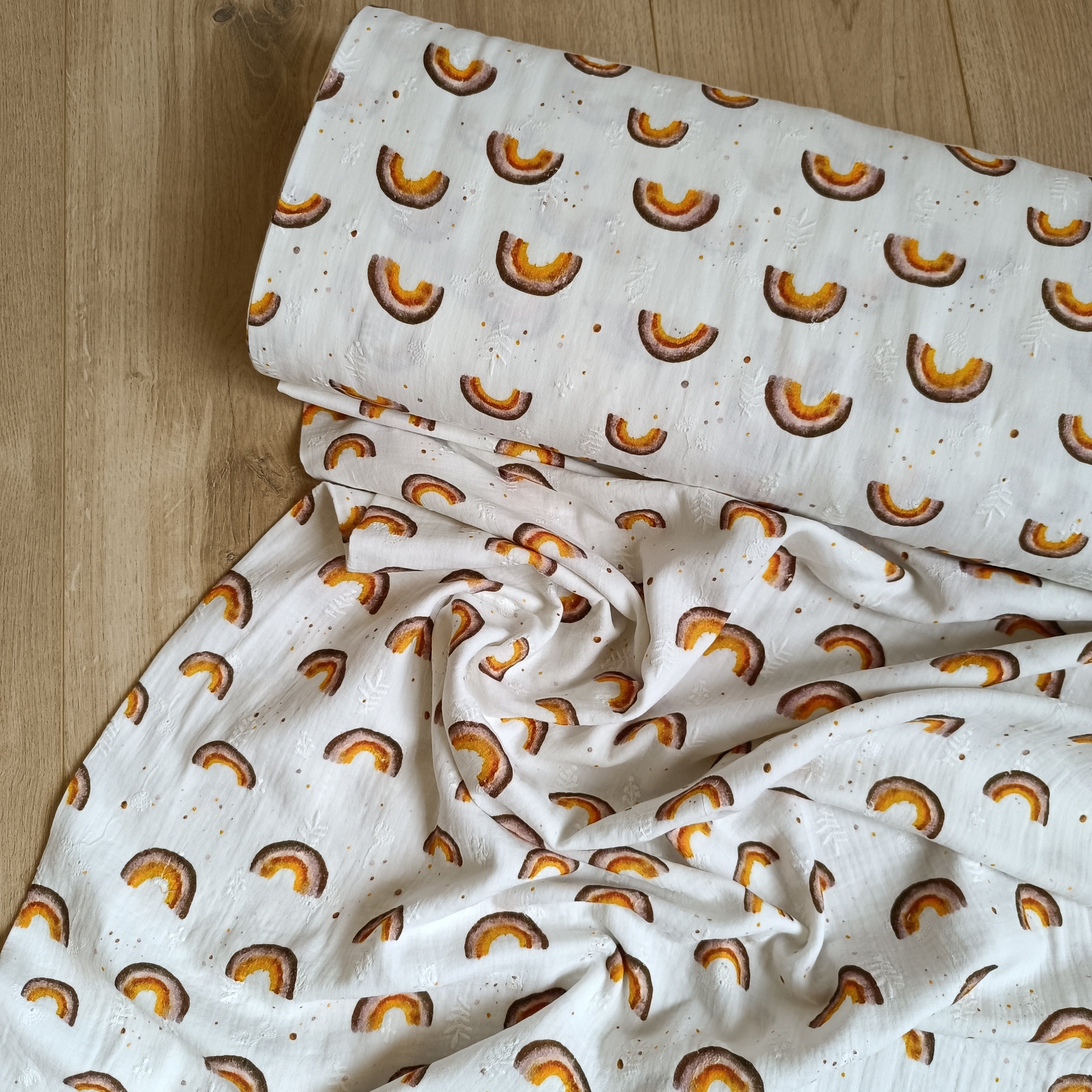 Double gauze regenbogen