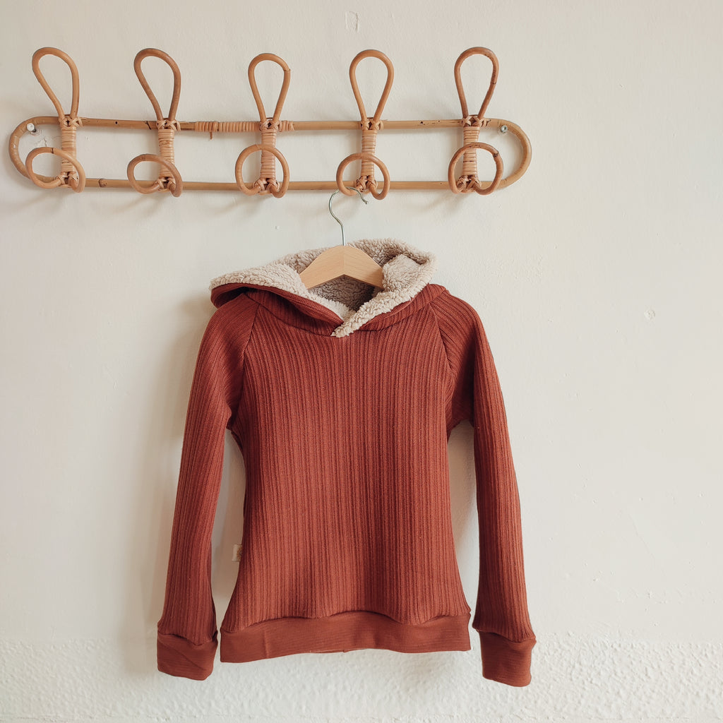 Organic selanik knit sienna